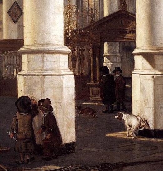 Emanuel de Witte Interior of the Oude Kerk, Delft oil painting picture